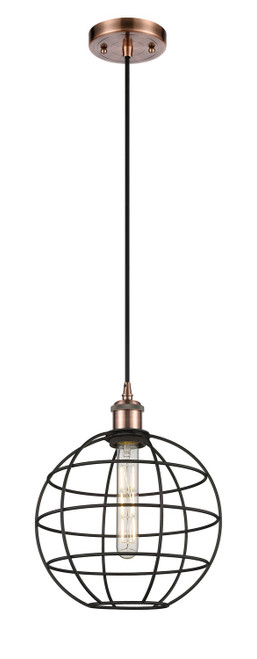 Innovations - 516-1P-AC-CE-10-BK - LED Pendant - Ballston - Antique Copper