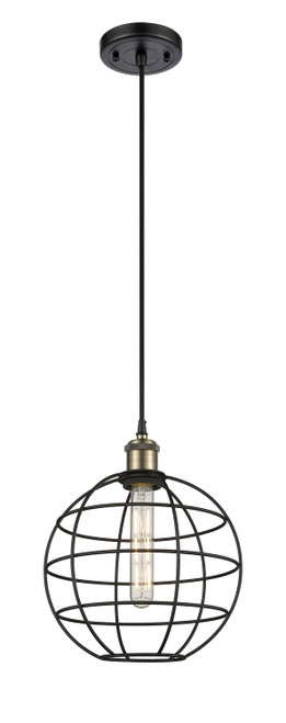 Innovations - 516-1P-BAB-CE-10-BK - LED Pendant - Ballston - Black Antique Brass