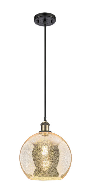 Innovations - 516-1P-BAB-G128-10 - One Light Mini Pendant - Ballston - Black Antique Brass