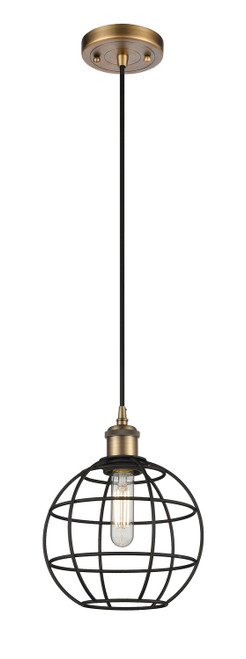 Innovations - 516-1P-BB-CE-8-BK - LED Pendant - Ballston - Brushed Brass
