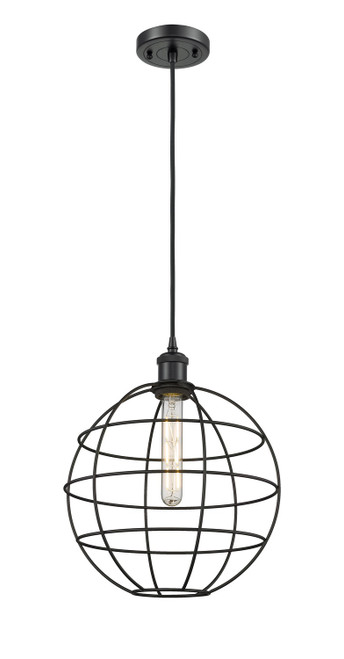 Innovations - 516-1P-BK-CE-12-BK - LED Pendant - Ballston - Matte Black