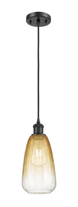 Innovations - 516-1P-BK-G480-6AM - One Light Mini Pendant - Ballston - Matte Black