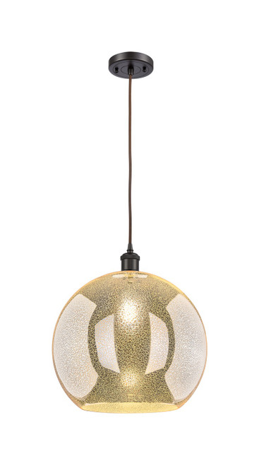 Innovations - 516-1P-OB-G128-14 - One Light Pendant - Ballston - Oil Rubbed Bronze