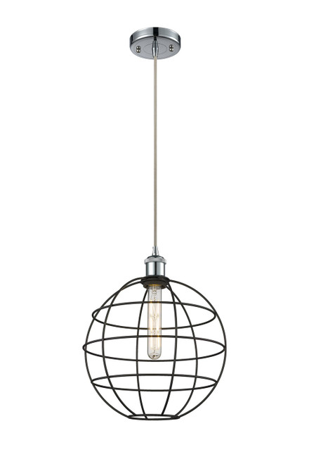 Innovations - 516-1P-PC-CE-12-BK - LED Pendant - Ballston - Polished Chrome