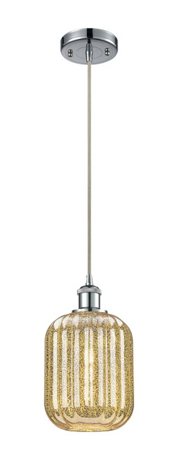 Innovations - 516-1P-PC-G460-7ME - One Light Mini Pendant - Ballston - Polished Chrome