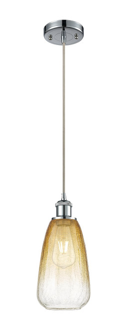 Innovations - 516-1P-PC-G480-6AM - One Light Mini Pendant - Ballston - Polished Chrome