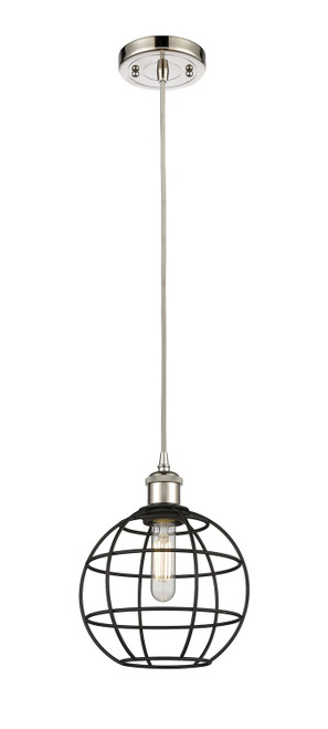 Innovations - 516-1P-PN-CE-8-BK - LED Pendant - Ballston - Polished Nickel