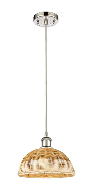 Innovations - 516-1P-PN-NBD2-9-NAT - One Light Mini Pendant - Ballston - Polished Nickel