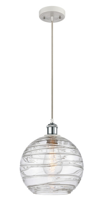Innovations - 516-1P-WPC-G1213-10 - One Light Mini Pendant - Ballston - White Polished Chrome