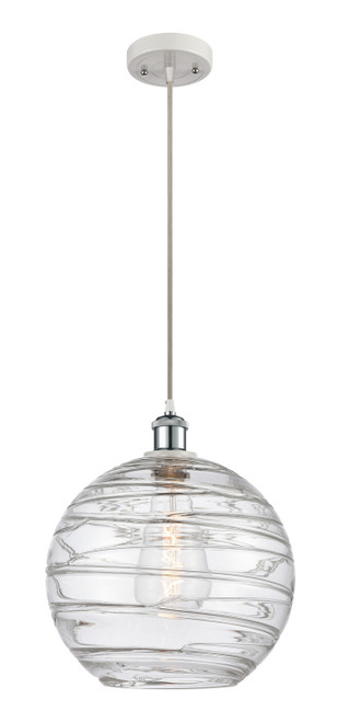Innovations - 516-1P-WPC-G1213-12-LED - LED Mini Pendant - Ballston - White Polished Chrome