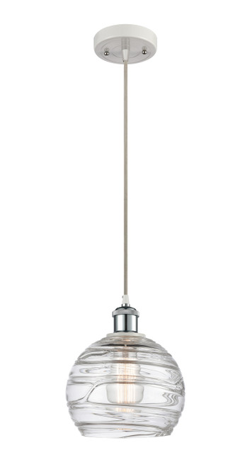 Innovations - 516-1P-WPC-G1213-8-LED - LED Mini Pendant - Ballston - White Polished Chrome