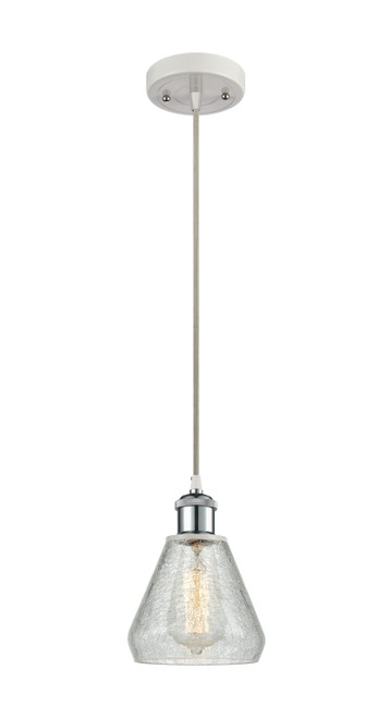 Innovations - 516-1P-WPC-G275-LED - LED Mini Pendant - Ballston - White Polished Chrome