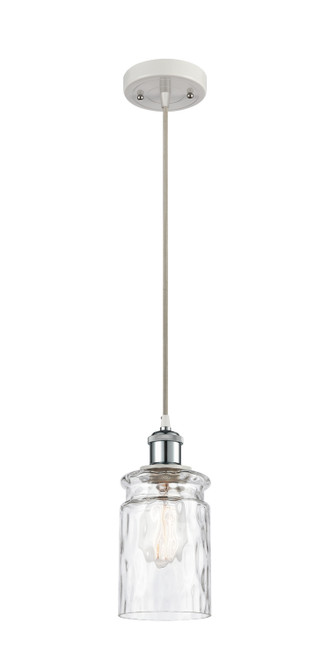 Innovations - 516-1P-WPC-G352-LED - LED Mini Pendant - Ballston - White Polished Chrome