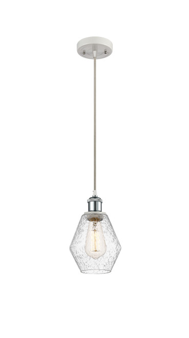 Innovations - 516-1P-WPC-G654-6 - One Light Mini Pendant - Ballston - White Polished Chrome