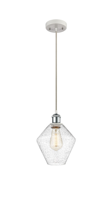 Innovations - 516-1P-WPC-G654-8 - One Light Mini Pendant - Ballston - White Polished Chrome
