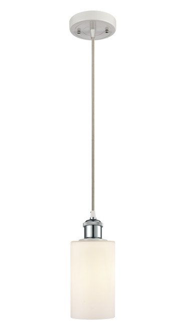 Innovations - 516-1P-WPC-G801 - One Light Mini Pendant - Ballston - White Polished Chrome
