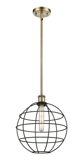 Innovations - 516-1S-AB-CE-12-BK - LED Pendant - Ballston - Antique Brass