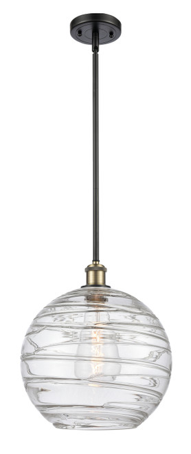 manufacturer_finish:Black Antique Brass/Unspecified|manufacturer_glass:Clear Athens Deco Swirl 8|blade_span:Unspecified|light_source:LED|light_output:220.00lm|color_temperature:2200K|cri:99|voltage:120.00V|fan_control:Unspecified|crystal:Unspecified