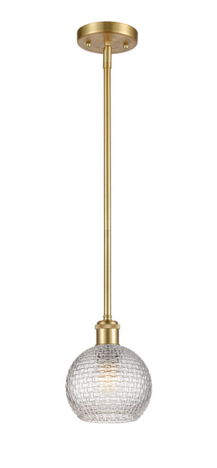 manufacturer_finish:Satin Gold|manufacturer_glass:Clear Basket Weave|light_output:220.00lm|color_temperature:2200K|cri:99