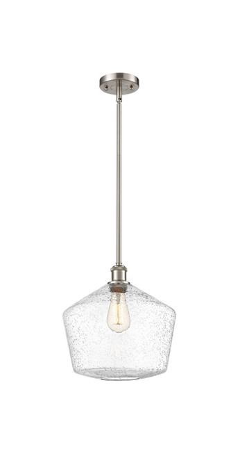 manufacturer_finish:Brushed Satin Nickel|manufacturer_glass:Seedy Cindyrella 12|light_output:600.00lm|color_temperature:2700K|cri:82
