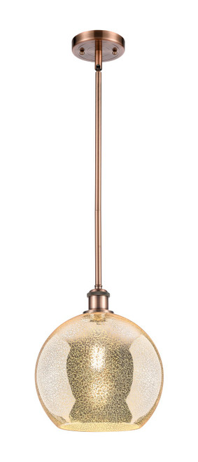 Innovations - 516-1S-AC-G128-10 - One Light Mini Pendant - Ballston - Antique Copper