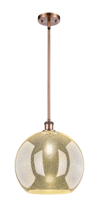 Innovations - 516-1S-AC-G128-14 - One Light Pendant - Ballston - Antique Copper