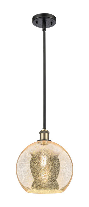 Innovations - 516-1S-BAB-G128-10 - One Light Mini Pendant - Ballston - Black Antique Brass