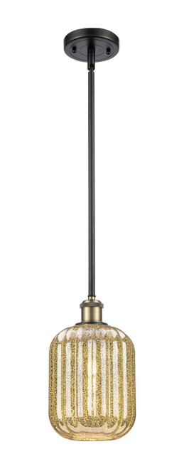 Innovations - 516-1S-BAB-G460-7ME - One Light Mini Pendant - Ballston - Black Antique Brass
