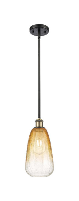 Innovations - 516-1S-BAB-G480-6AM - One Light Mini Pendant - Ballston - Black Antique Brass