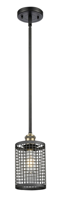 Innovations - 516-1S-BAB-M18-BK - LED Pendant - Downtown Urban - Black Antique Brass