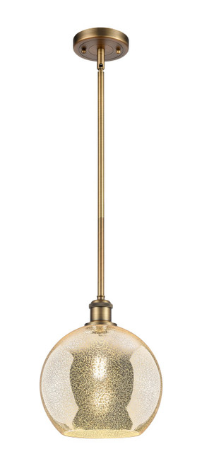 Innovations - 516-1S-BB-G128-10 - One Light Mini Pendant - Ballston - Brushed Brass
