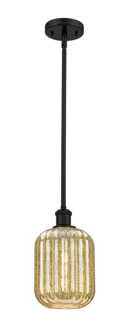 Innovations - 516-1S-BK-G460-7ME - One Light Mini Pendant - Ballston - Matte Black