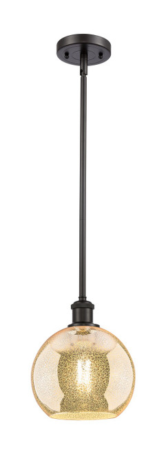 Innovations - 516-1S-OB-G128-8 - One Light Mini Pendant - Ballston - Oil Rubbed Bronze