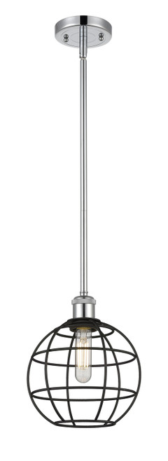 Innovations - 516-1S-PC-CE-8-BK - LED Pendant - Ballston - Polished Chrome