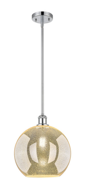 Innovations - 516-1S-PC-G128-12 - One Light Mini Pendant - Ballston - Polished Chrome