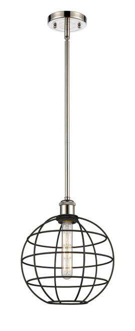 Innovations - 516-1S-PN-CE-10-BK - LED Pendant - Ballston - Polished Nickel