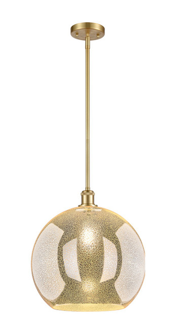 Innovations - 516-1S-SG-G128-14 - One Light Pendant - Ballston - Satin Gold