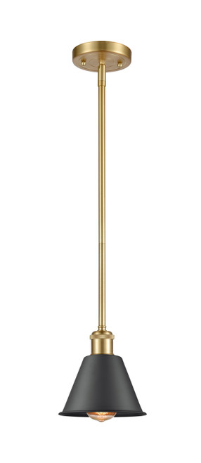 Innovations - 516-1S-SG-M8-LED - LED Mini Pendant - Ballston - Satin Gold