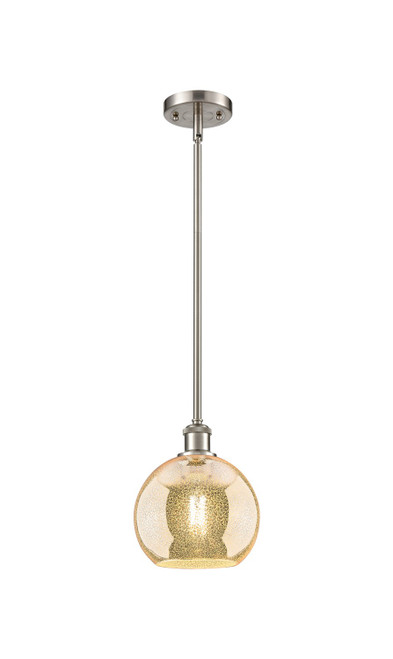Innovations - 516-1S-SN-G128-8 - One Light Mini Pendant - Ballston - Brushed Satin Nickel