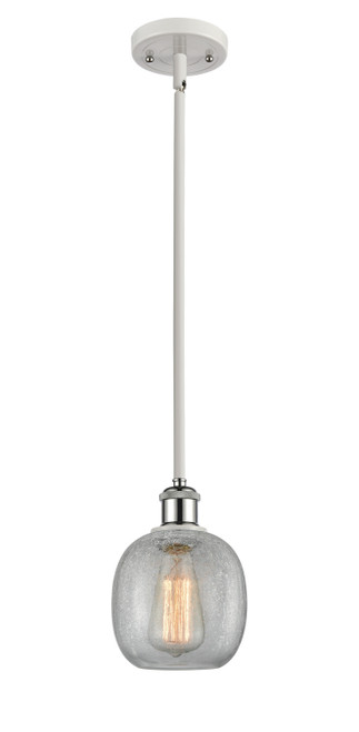 Innovations - 516-1S-WPC-G105 - One Light Mini Pendant - Ballston - White Polished Chrome