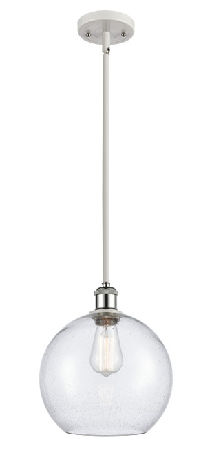 Innovations - 516-1S-WPC-G124-10 - One Light Mini Pendant - Ballston - White Polished Chrome