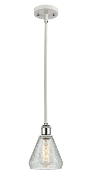 Innovations - 516-1S-WPC-G275 - One Light Mini Pendant - Ballston - White Polished Chrome