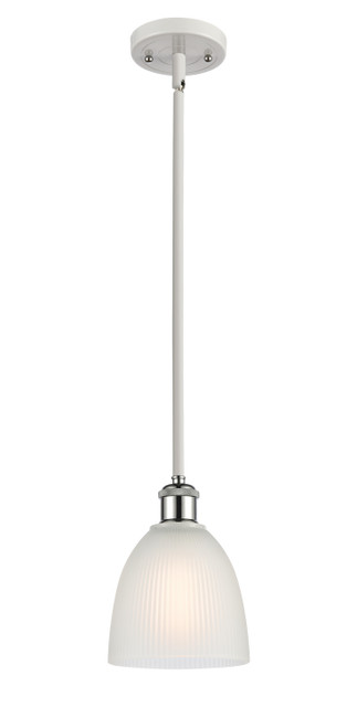 Innovations - 516-1S-WPC-G381-LED - LED Mini Pendant - Ballston - White Polished Chrome