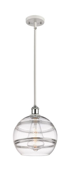 Innovations - 516-1S-WPC-G556-10CL - One Light Mini Pendant - Ballston - White Polished Chrome