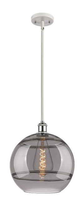 Innovations - 516-1S-WPC-G556-12SM - One Light Mini Pendant - Ballston - White Polished Chrome