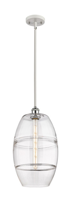 Innovations - 516-1S-WPC-G557-10CL - One Light Mini Pendant - Ballston - White Polished Chrome