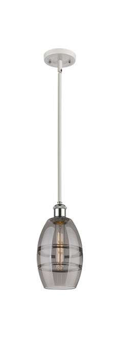 Innovations - 516-1S-WPC-G557-6SM - One Light Mini Pendant - Ballston - White Polished Chrome