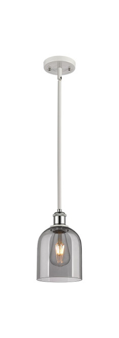 Innovations - 516-1S-WPC-G558-6SM - One Light Mini Pendant - Ballston - White Polished Chrome