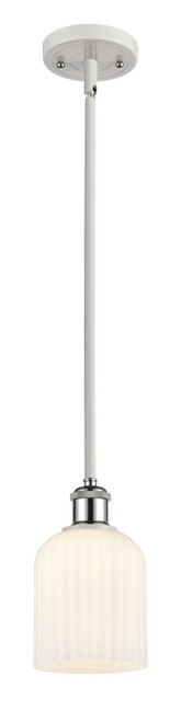 Innovations - 516-1S-WPC-G559-5GWH - One Light Mini Pendant - Ballston - White Polished Chrome