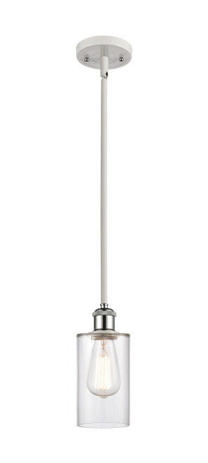 Innovations - 516-1S-WPC-G802 - One Light Mini Pendant - Ballston - White Polished Chrome